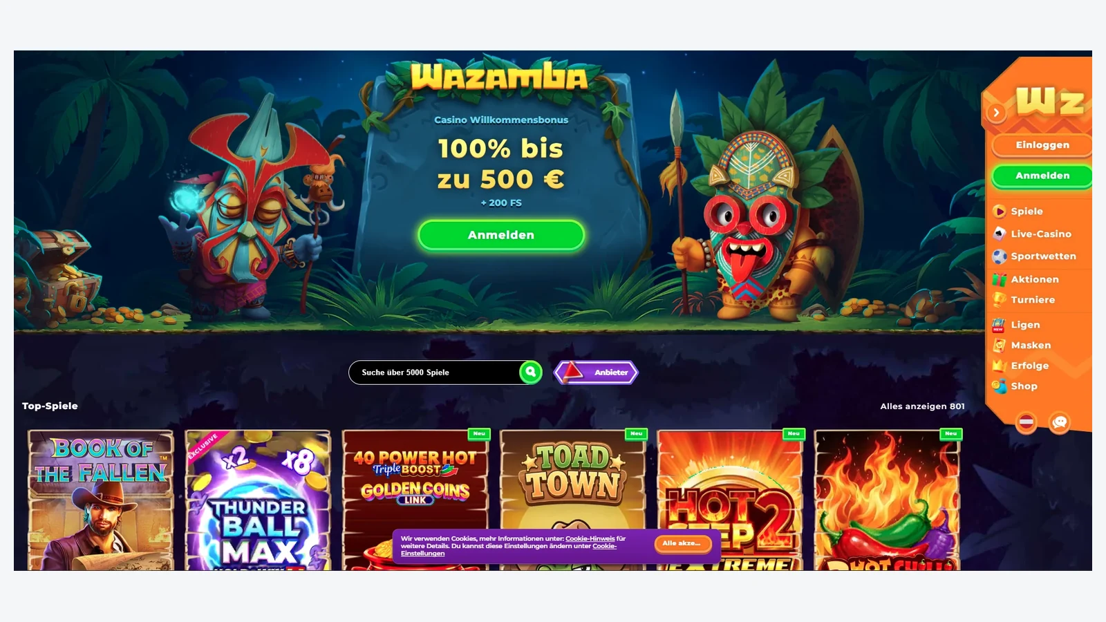 Wazamba — Bedste udenlandske casinoer uden dansk licens – Vores komplette guide